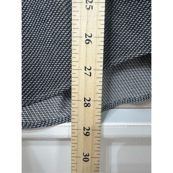 NWOT Ben Sherman Tailored Slim Fit Stretch Black Plaid Button Up Dress Shirt Men - Picture 8 of 10